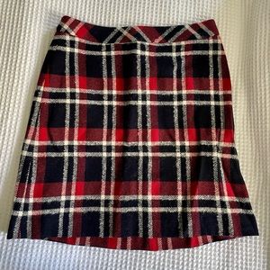 Never Worn Brooks Brothers Red/White/Navy Skirt